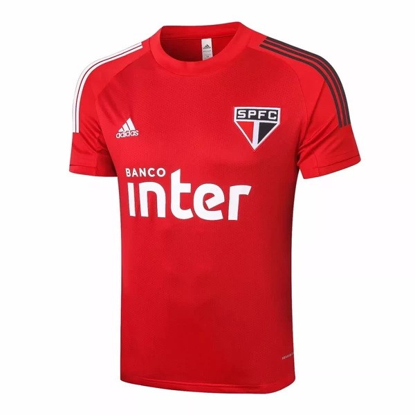 Camiseta de Entrenamiento São Paulo 2020 2021 Rojo